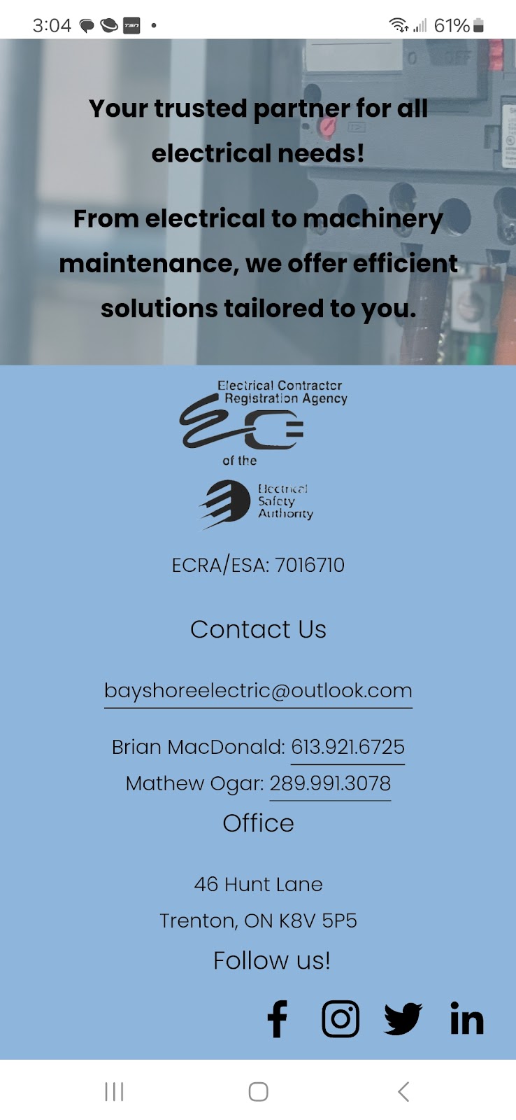 Bayshore electric and multitrade - Photo 1