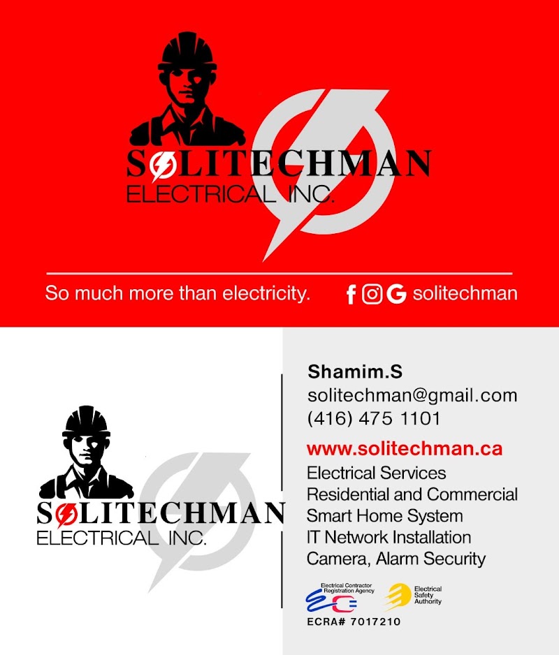 Solitechman Electrical inc. ECRA #7017210 - Photo 4