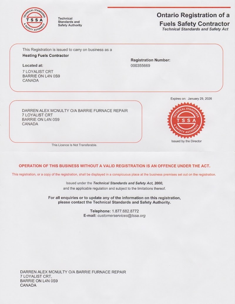 Barrie Furnace Repair